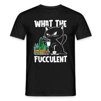 Hobby Gardener Garden Juicy Garden Cat - T-shirt homme - noir - Devant - AI Model Male 178 light (178cm)
