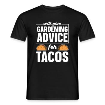 Hobby Gardener Garden Funny - Men's T-Shirt - black - Front - AI Model Male 178 light (178cm)