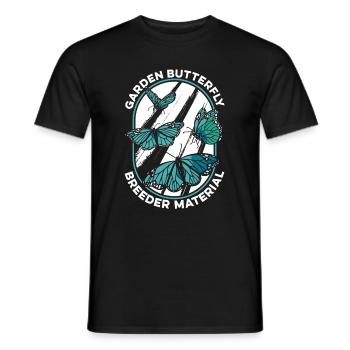 Hobbygärtner Garten Monarch - Männer T-Shirt - Schwarz - Vorne - AI Model Male 178 light (178cm)