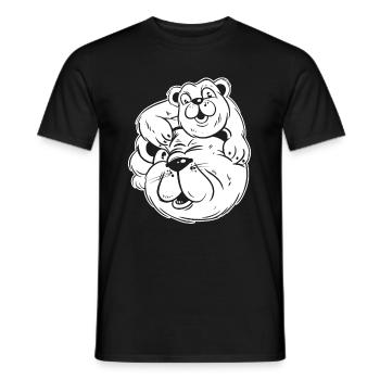 Vatertag Papa Tragen - Männer T-Shirt - Schwarz - Vorne - AI Model Male 178 light (178cm)
