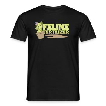 Hobbygärtner Garten Katzenartig Gartenkatze - Männer T-Shirt - Schwarz - Vorne - AI Model Male 178 light (178cm)