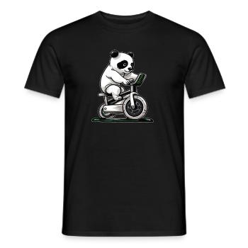 Indoor Cycling - Men's T-Shirt - black - Front - AI Model Male 178 light (178cm)