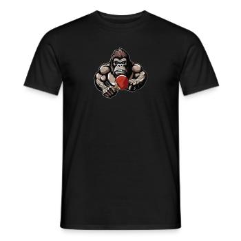 Table Tennis Ping-Pong King Pong Table Tennis - T-shirt homme - noir - Devant - AI Model Male 178 light (178cm)