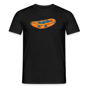 Rafting - Männer T-Shirt - Schwarz - Vorne - AI Model Male 178 light (178cm)