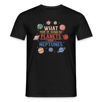 Music Teacher Music Teacher Funny - Men's T-Shirt - black - Front - AI Model Male 178 light (178cm)