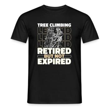 Arboriculteur Arboriculteur à la retraite - T-shirt homme - noir - Devant - AI Model Male 178 light (178cm)