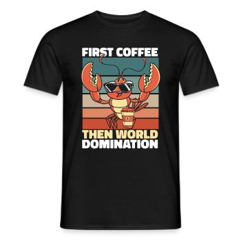 Hummer Lobster - Männer T-Shirt - Schwarz - Vorne - AI Model Male 178 light (178cm)