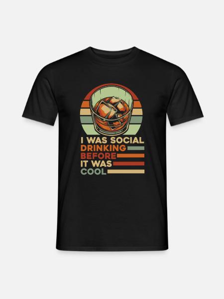 Whisky Whiskey - Men's T-Shirt - black