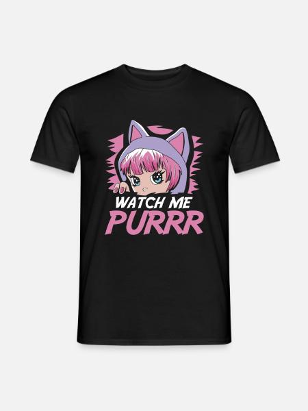 Furry Fandom Fursuits Mignon - T-shirt homme - noir