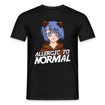 Furry Fandom Fursuits Drôle - T-shirt homme - noir - Devant - AI Model Male 178 light (178cm)