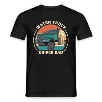 Camionneur Camionneur Camionneur Père - T-shirt homme - noir - Devant - AI Model Male 178 light (178cm)