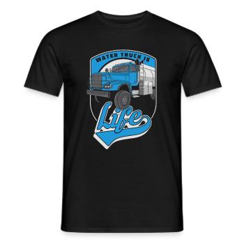 Truck Driver Trucker Truck Driver Funny - Men's T-Shirt - black - Front - AI Model Male 178 light (178cm)