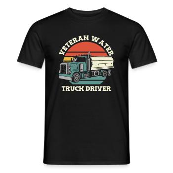 Lkw Fahrer Trucker Lastwagenfahrer - Männer T-Shirt - Schwarz - Vorne - AI Model Male 178 light (178cm)