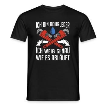 Constructeur de pipelines Witzig - T-shirt homme - noir - Devant - AI Model Male 178 light (178cm)