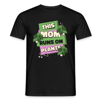 Hobbygärtner Garten Mutter Gärtnerische Mama - Männer T-Shirt - Schwarz - Vorne - AI Model Male 178 light (178cm)