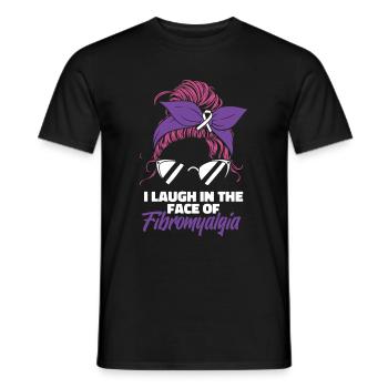 Fibromyalgie Rhumatisme Cool - T-shirt homme - noir - Devant - AI Model Male 178 light (178cm)