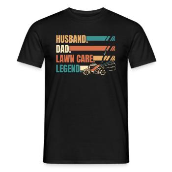 Hobby Gardener Garden Gardening Father - Men's T-Shirt - black - Front - AI Model Male 178 light (178cm)