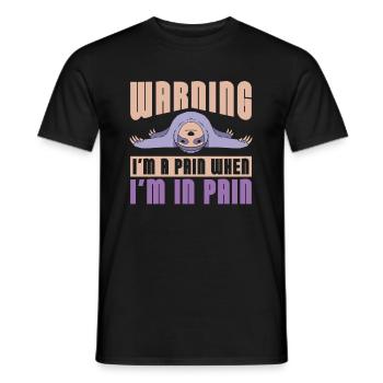 Fibromyalgie Rhumatismes Drôle - T-shirt homme - noir - Devant - AI Model Male 178 light (178cm)