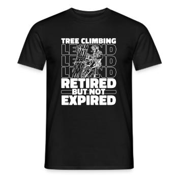 Arboriculteur Arboriculteur à la retraite - T-shirt homme - noir - Devant - AI Model Male 178 light (178cm)