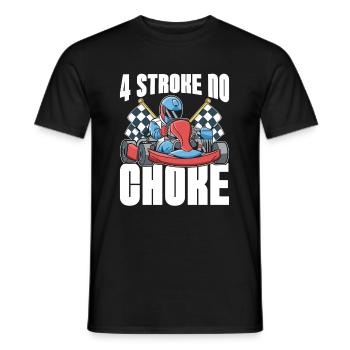 Go Kart Kartfahren Kartfahrer Cool - Männer T-Shirt - Schwarz - Vorne - AI Model Male 178 light (178cm)