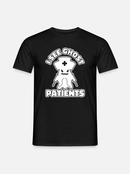 Fantôme de l’infirmière - T-shirt homme - noir