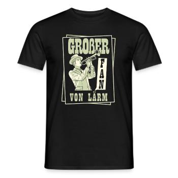 Fanfahrenzug Spielmannszug Lärm - Männer T-Shirt - Schwarz - Vorne - AI Model Male 178 light (178cm)