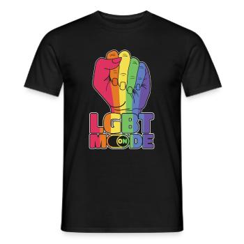 Lgbt Gay Pride - T-shirt homme - noir - Devant - AI Model Male 178 light (178cm)