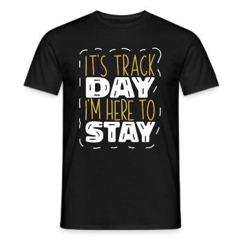 Go karting, karting, karting races - Men's T-Shirt - black - Front - AI Model Male 178 light (178cm)
