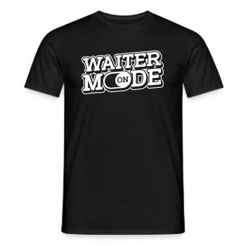 Serveur Serveuse Humour - T-shirt homme - noir - Devant - AI Model Male 178 light (178cm)