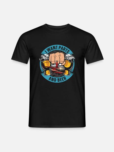 Helicopter Helicopter Beer - Men's T-Shirt - black