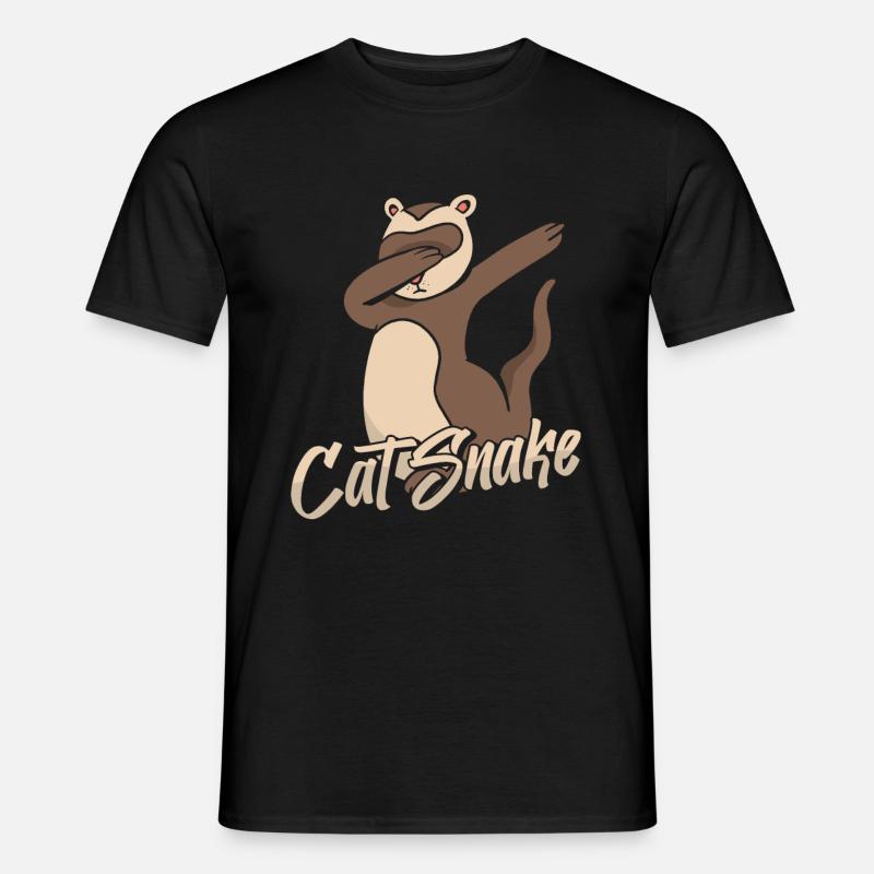 Frettchen Iltis - Männer T-Shirt - Schwarz