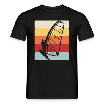 Wing Surf Wing Foil Cool Flügel Surfen - Männer T-Shirt - Schwarz - Vorne - AI Model Male 178 light (178cm)