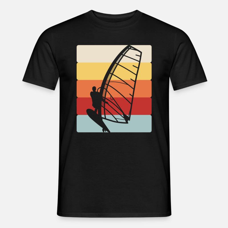 Wing Surf Wing Foil Cool Wing Surfing - T-shirt homme - noir