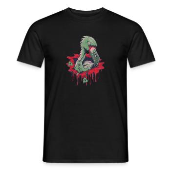 Zombie Halloween Cool - T-shirt homme - noir - Devant - AI Model Male 178 light (178cm)