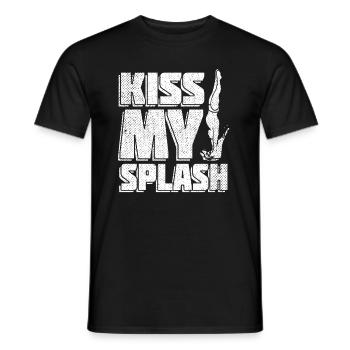 Diving Diving Spraying - Men's T-Shirt - black - Front - AI Model Male 178 light (178cm)