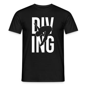 Turmspringen Turmspringer - Männer T-Shirt - Schwarz - Vorne - AI Model Male 178 light (178cm)