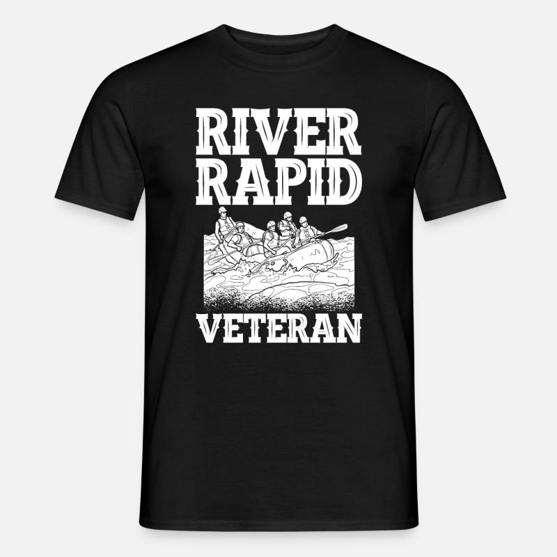 Rafting en eau vive - T-shirt homme - noir