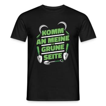 Hobbygärtner Garten Sichel - Männer T-Shirt - Schwarz - Vorne - AI Model Male 178 light (178cm)