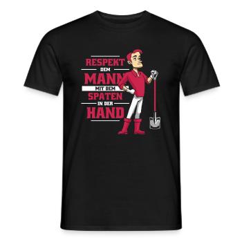 Hobbygärtner Garten - Männer T-Shirt - Schwarz - Vorne - AI Model Male 178 light (178cm)