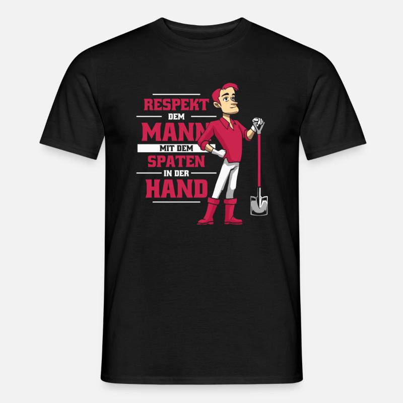 Hobbygärtner Garten - Männer T-Shirt - Schwarz