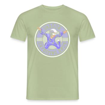 Indoor Skydiving Brothers - T-shirt homme - vert sauge - Devant - AI Model Male 178 light (178cm)