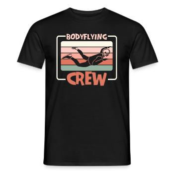 Indoor Skydiving Indoor Fallschirmspringen - Men's T-Shirt - black - Front - AI Model Male 178 light (178cm)