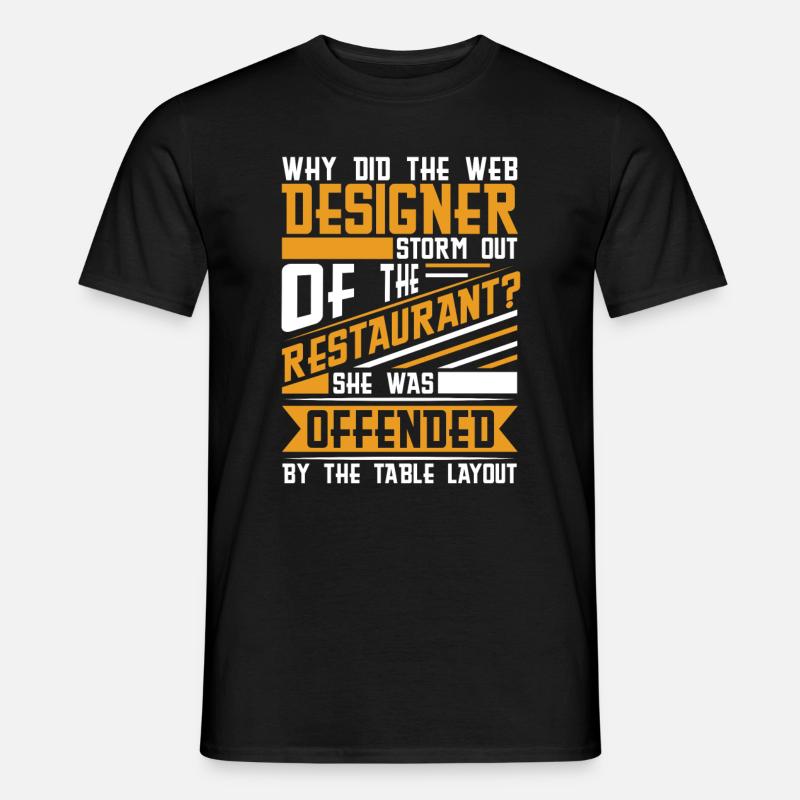 Web Entwickler Webdeveloper Witzig - Männer T-Shirt - Schwarz