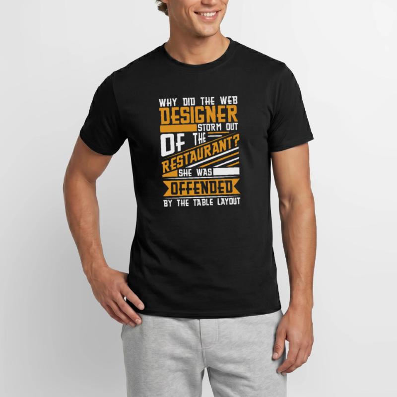 Web Developer Web Developer Funny Men's T-Shirt