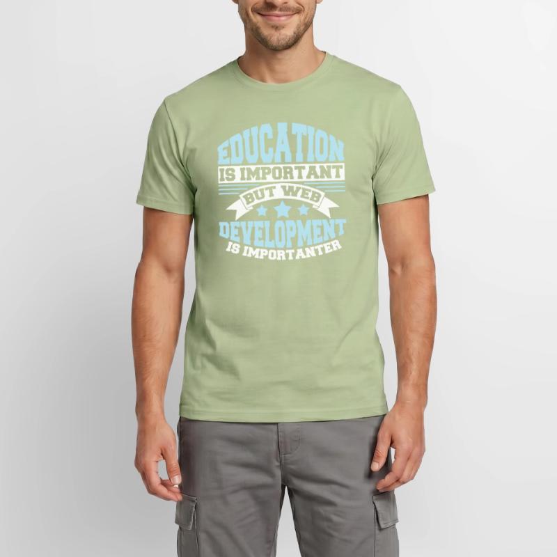 Web Entwickler Webdeveloper Lustig Männer T-Shirt