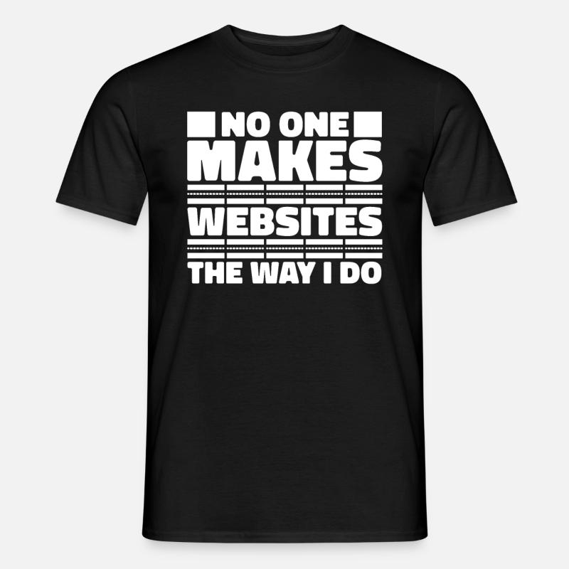 Web Developer Web Developer Funny - Men's T-Shirt - black