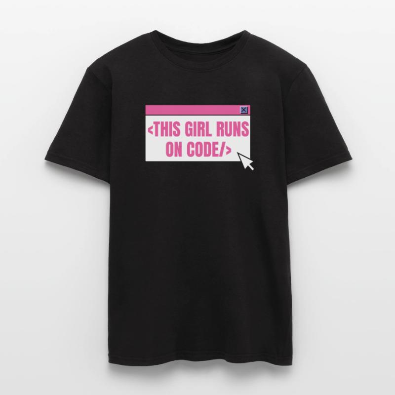 Developer Coder Programmer Girl Men's T-Shirt