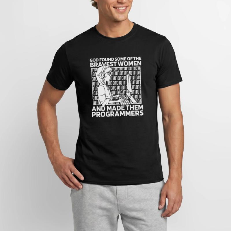 Entwickler Coder Programmierer Programmierer Männer T-Shirt
