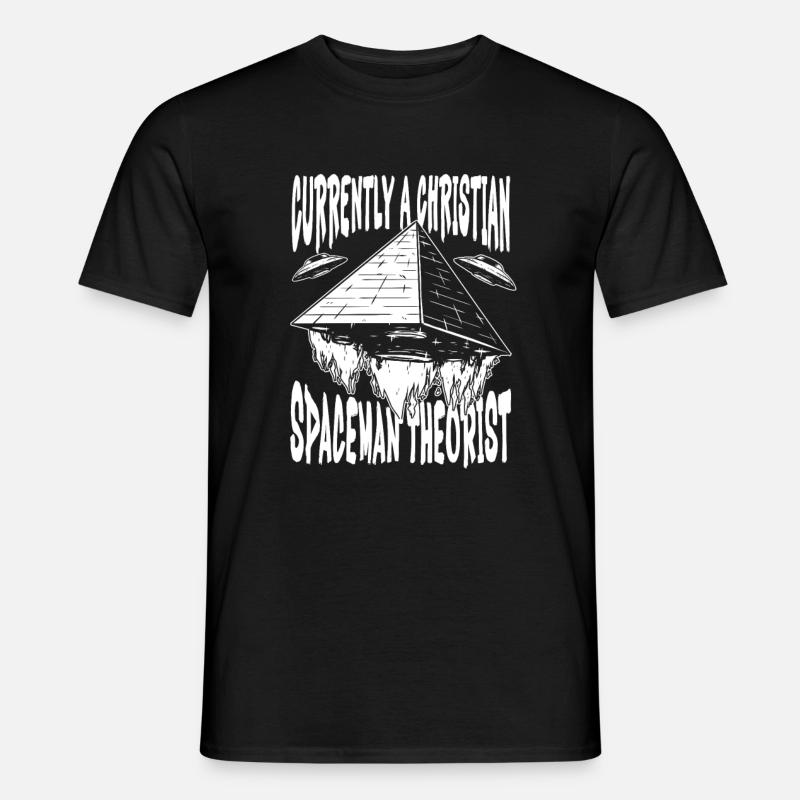 Christ Christentum Pyramide - Männer T-Shirt - Schwarz
