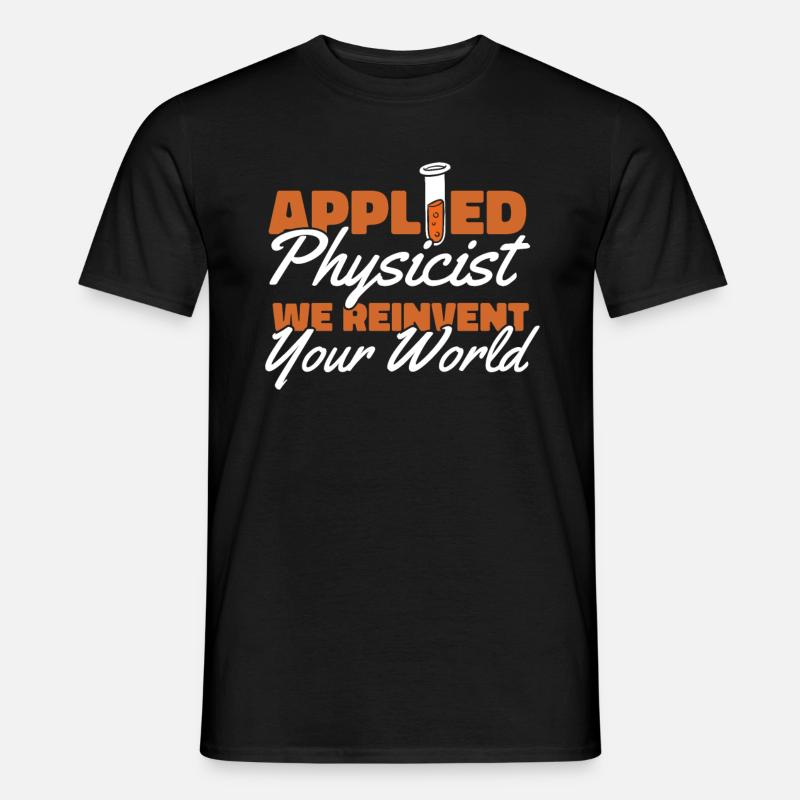 Physics Physique Cool Applied Physics - T-shirt homme - noir
